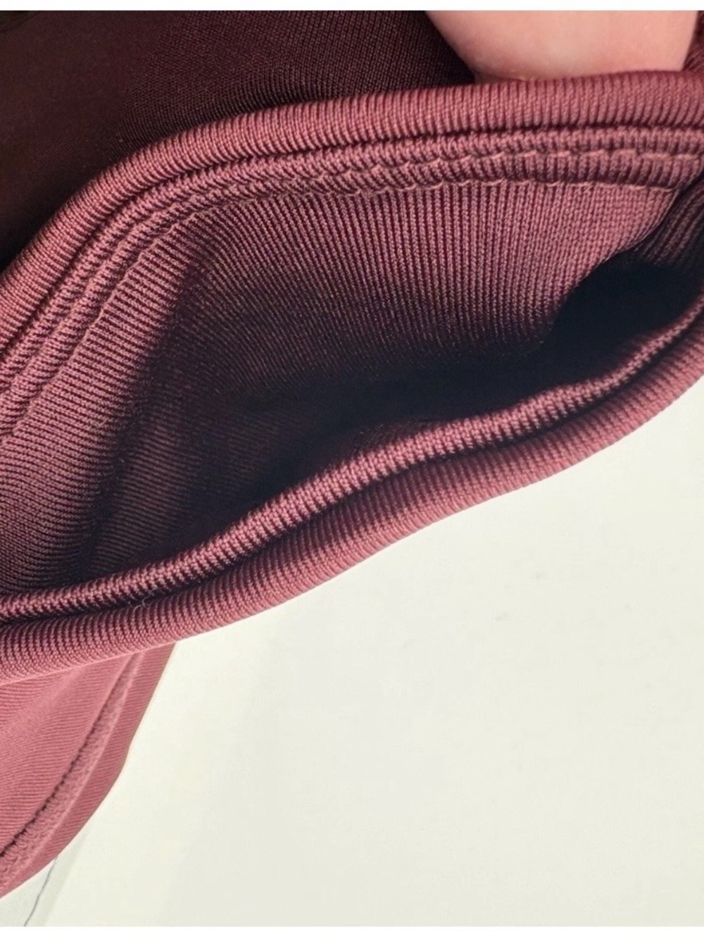 Joylab Women's High Rise Leggings XL Cut Out Details Maroon Inner Pocket - Picture 8 of 11